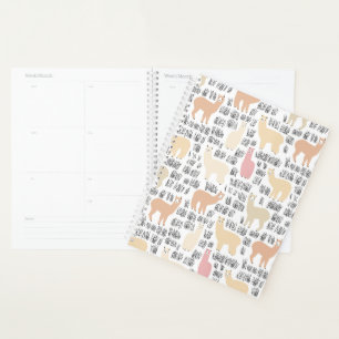 Flock Of Alpacas Pattern Planner
