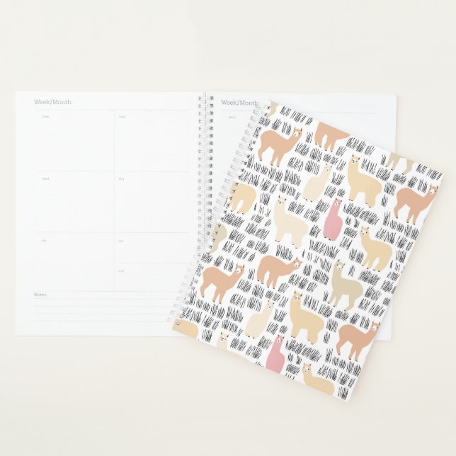 Flock Of Alpacas Pattern Planner (Display)