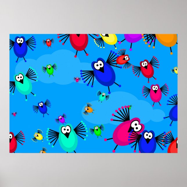 Flock of Birds Poster (Front)