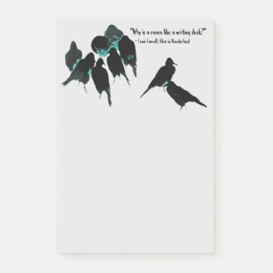 Flock of Black Birds The Ravens Post-it Notes