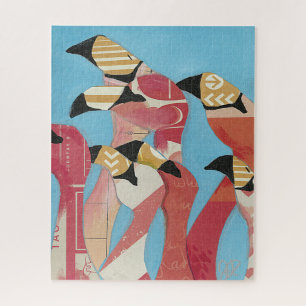 Flock of Flamingos Jigsaw Puzzle