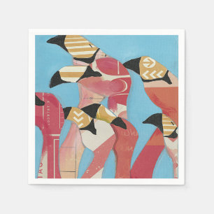 Flock of Flamingos Napkin