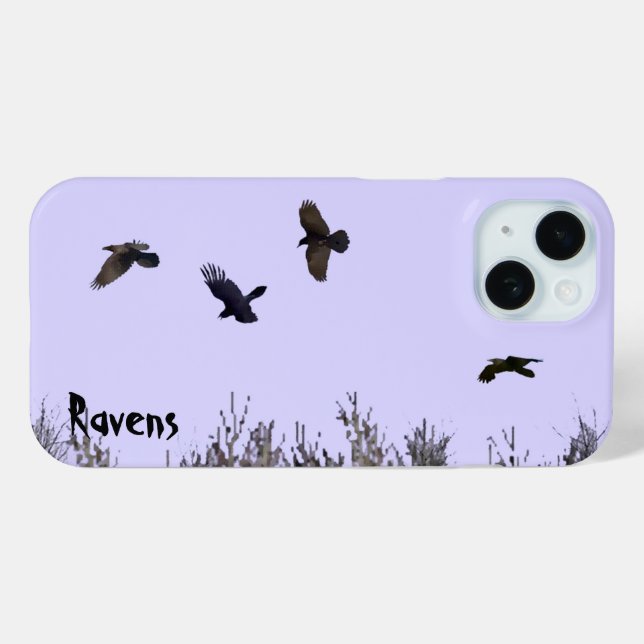 Flock of Ravens Case-Mate iPhone Case (Back (Horizontal))