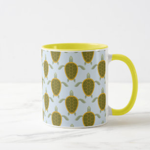 Flock Of Sea Turtles Pattern Mug
