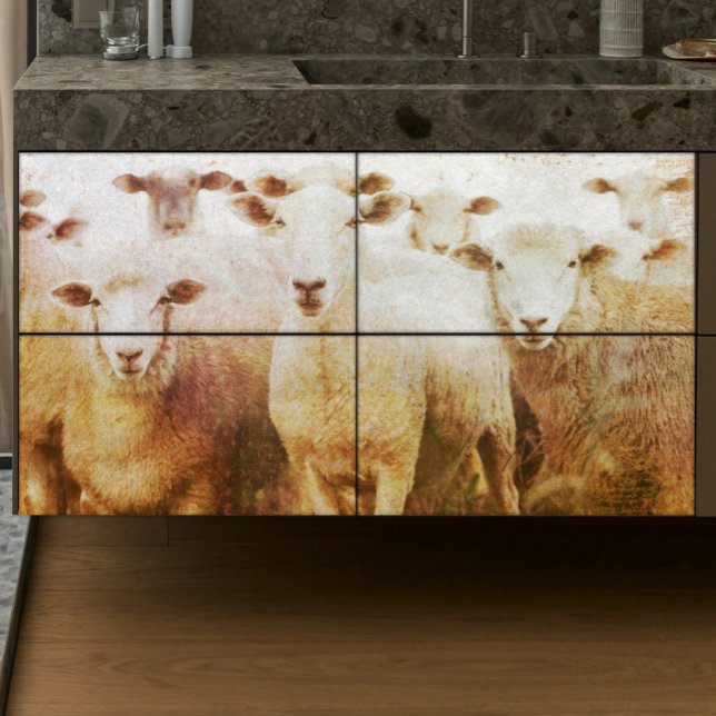Flock of Sheep Decoupage Tissue Paper (Creator Uploaded)