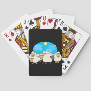 Flock Of Sheep Playing Cards