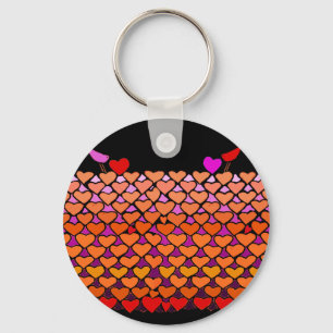 Flock of Valentines Keychain