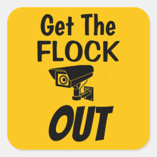 Flock Out Sticker