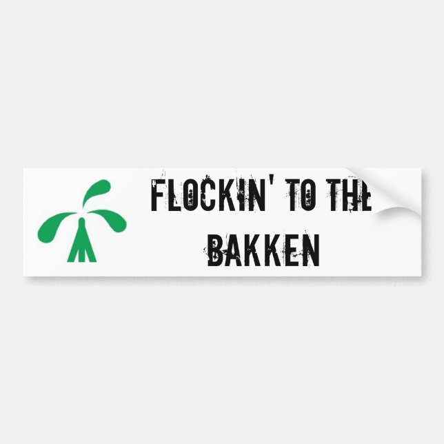 Flockin Bumper Sticker (Front)