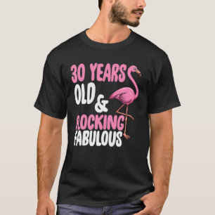 Flocking Fabulous 40th Birthday Shirt Funny Pink F