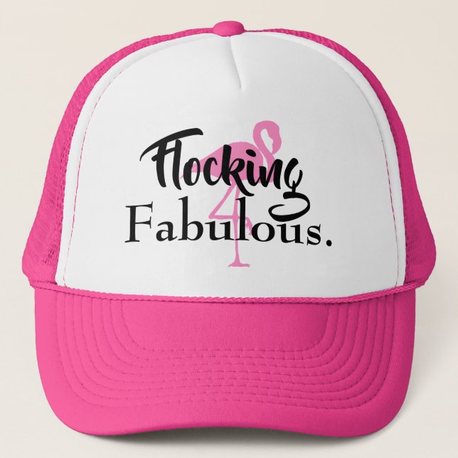 Flocking Fabulous Trucker Hat (Front)