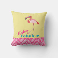 Flocking Fabulous Typography w/ Pink Flamingo