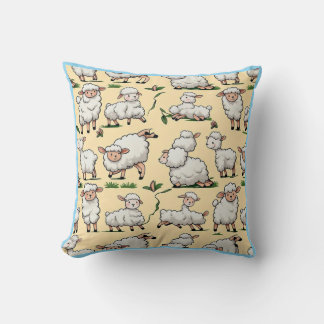  " FLOCKING FUN " THROW PILLOW
