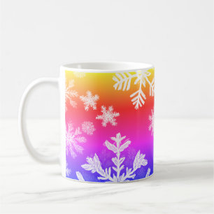 Flocon de neige classique Mug de voyage, 11 oz