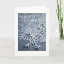 Flocon de neige de carte de Noël