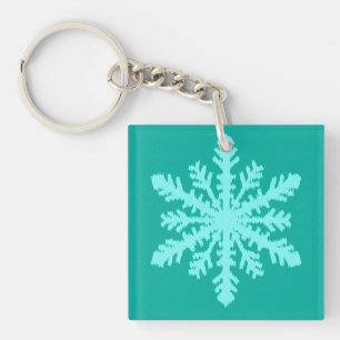 Flocon de neige Ikat - Turquoise et aqua