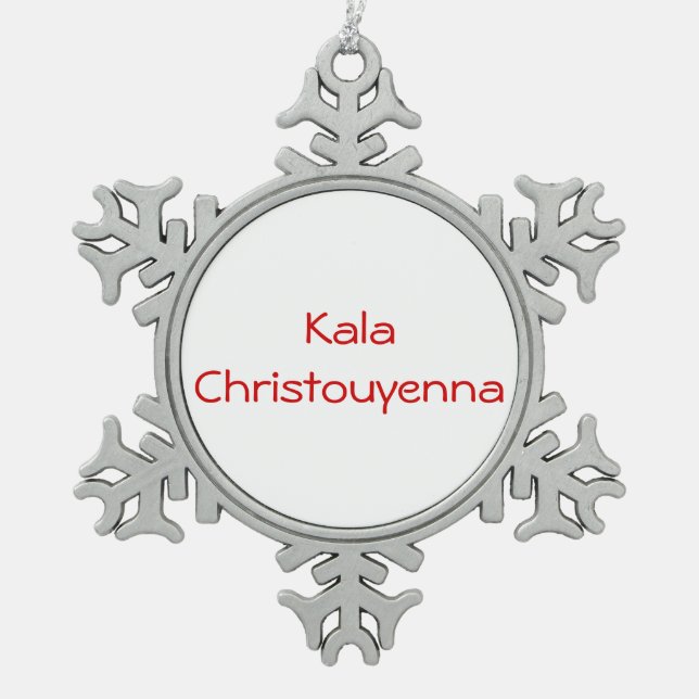 Flocon De Neige Kala Christouyenna - ornement (Devant)