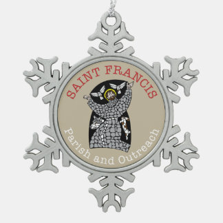 Flocon De Neige Logo Saint François Ornement métallique