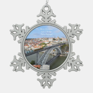 Flocon De Neige Luis I Pont Porto Portugal Ornement
