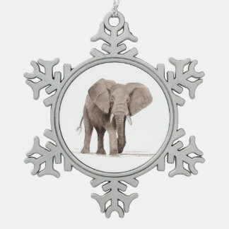Flocon De Neige ornement éléphant