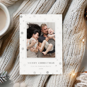 Flocons de neige de vacances de Noël modernes et f