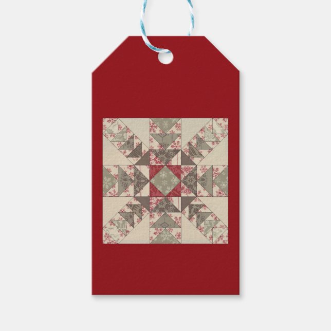 Flocons de Neige Light Gift Tags (Front)