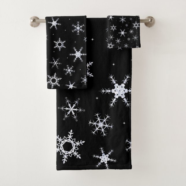 Flocons de neige noirs (En situation)