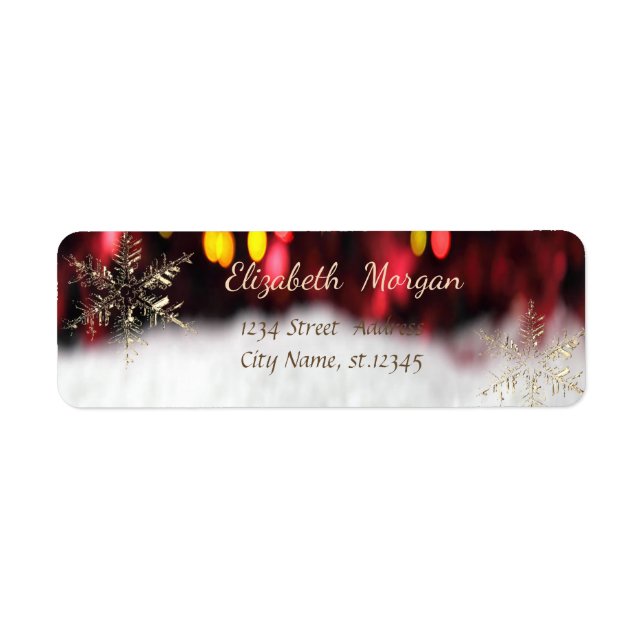 Flocons de Noël tendance (Devant)