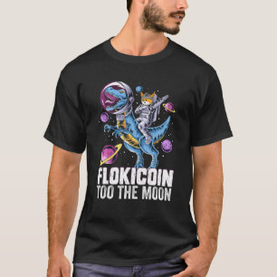 Floki Inu Coin Astronaut Hodl Floki Inu To The Moo T-Shirt