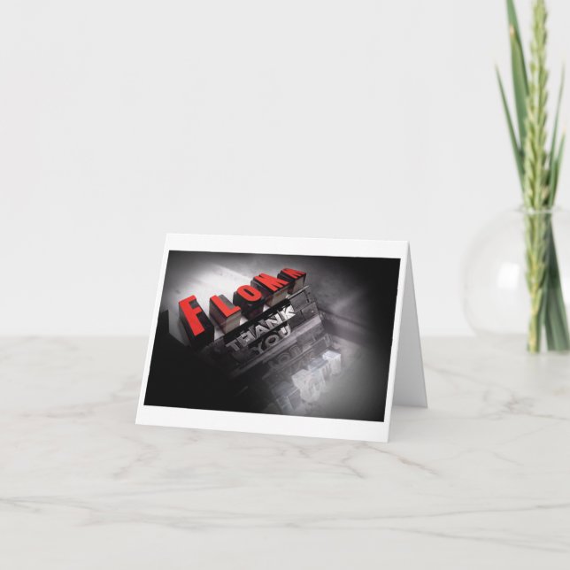 flommist THANK YOU Card (Front)