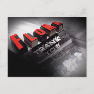 flommist THANK YOU Postcard