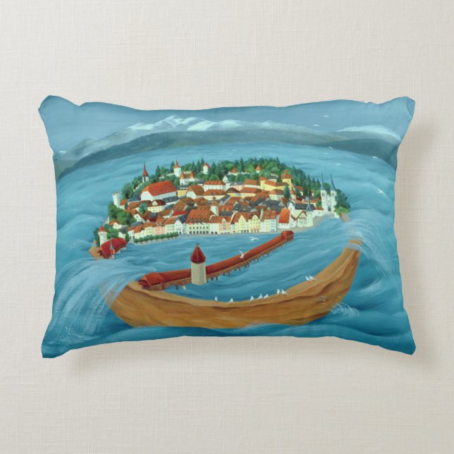 Flood 1999 accent pillow (Front)