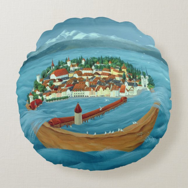 Flood 1999 round pillow (Front)