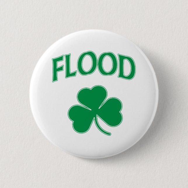 Flood Irish 2 Inch Round Button (Front)