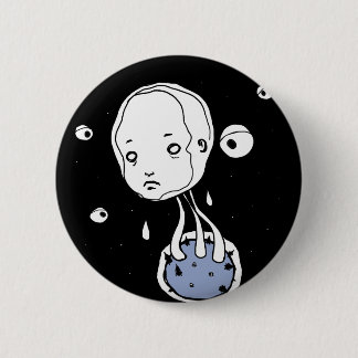 Flooding Planet 2 Inch Round Button