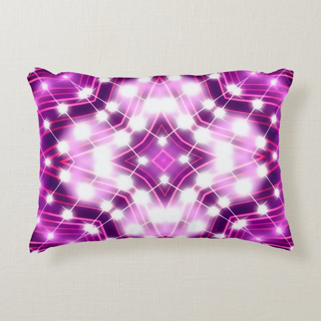 Floodlights background accent pillow (Front)