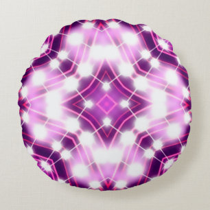 Floodlights background round pillow
