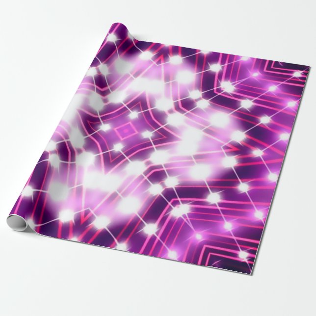 Floodlights background wrapping paper (Unrolled)