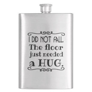 Floor Hug Funny Hip Flask
