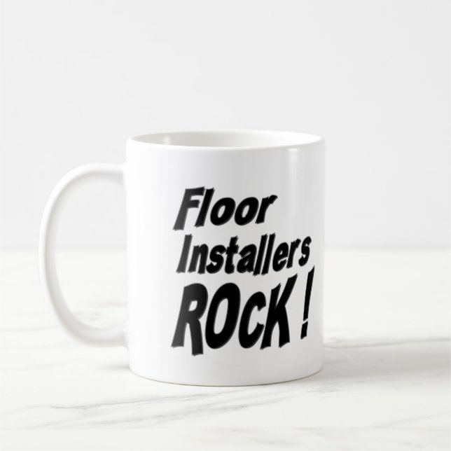 Floor Installers Rock! Mug (Left)