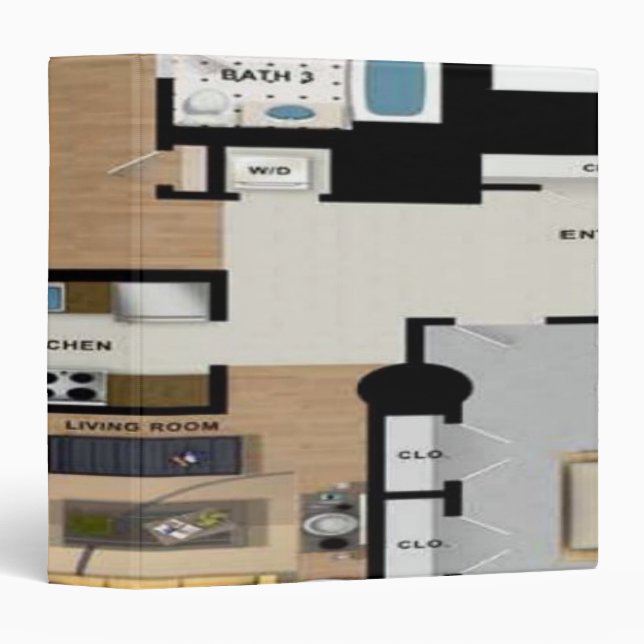 Floor Plan Avery Binder (Front/Spine)