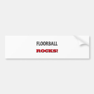 Floorball Rocks Bumper Sticker