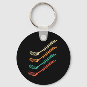 Floorbyll Indoor Hockey Team Sports Stick Flex Des Keychain