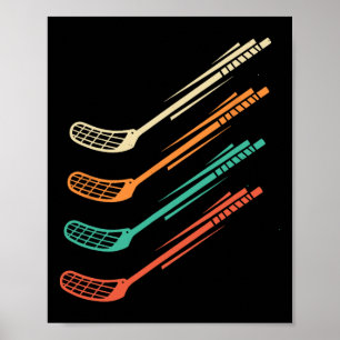 Floorbyll Indoor Hockey Team Sports Stick Flex Des Poster