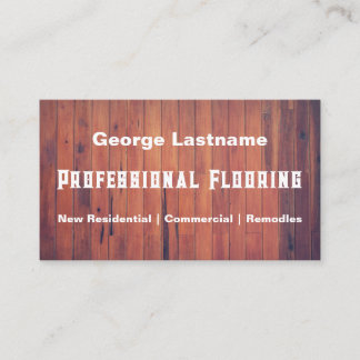 Flooring Business Business Card