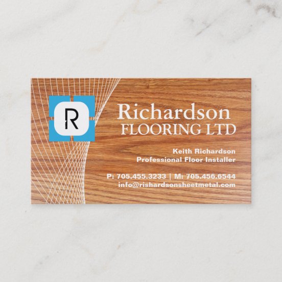 Hardwood Flooring Business Cards & Profile Cards Zazzle CA