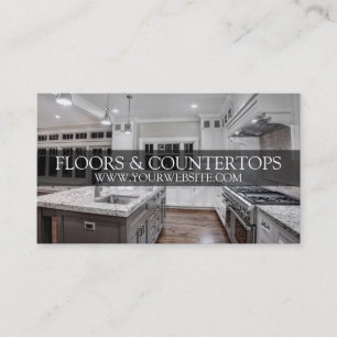Flooring, Countertops Tile Stone Granite Marble Business Card
