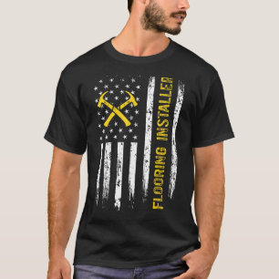 Flooring Installer Contractor Floor Installation   T-Shirt