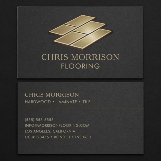 Flooring Professional Business Card (Creator Uploaded)