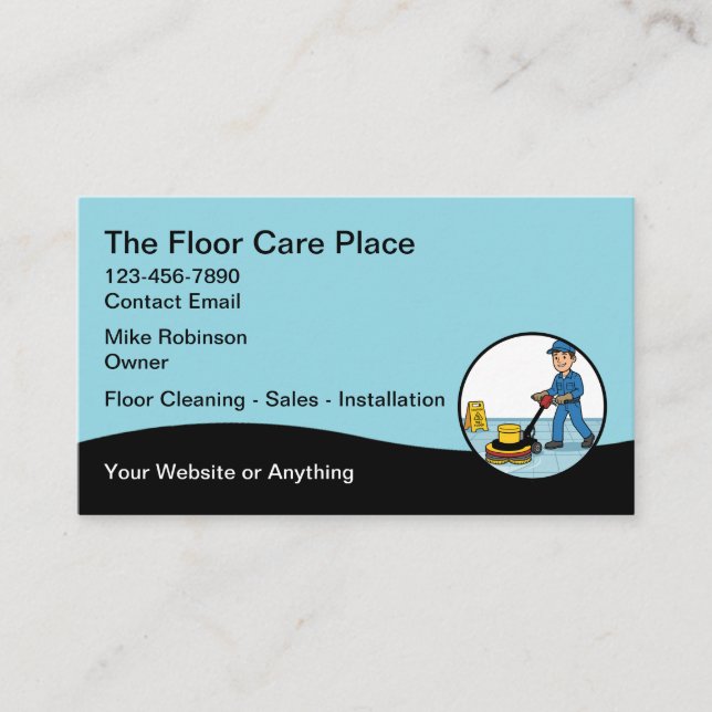 Flooring Services Business Cards (Front)